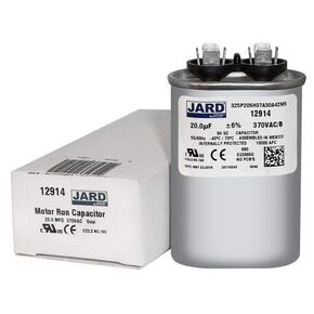 Motor Run Capacitor 20 mfd 370V VAC Volt 20uf Oval