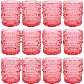 12 قطعة من حاملات الشموع النذرية (وردي)، حامل شموع شموع زجاجية بكميات كبيرة، حامل شموع زجاجي لديكور الزفاف، قطعة مركزية للطاولة، ديكور المنزل وديكور العطلات in Kuwait