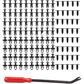Osilly 120PCS 3 in 1 Car GM A20991 Fender Liner Clips 11589292 Bumper Fastener Rivet 21030249 Door Trim Panel 1605396/1595864, Vehicle Accessories Plastic Push Pins Universal for Trucks