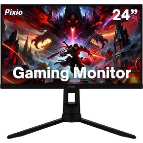 Pixio PX248 Prime V2 White 24 inch Fast IPS FHD 1920 x 1080 180Hz Refresh Rate 1ms GTG Response Time Adaptive Sync Esports LED Gaming Monitor