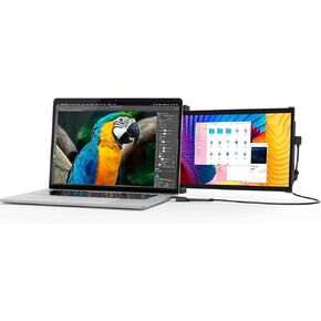 Portable Monitor for Laptops, New Mobile Pixels Duex Plus 13.3" Full HD IPS Dual Laptop Monitor, USB C/USB A Plug and Play Laptop Screen Extender,Windows/Mac/Android/Switch Compatible (Duex Plus)