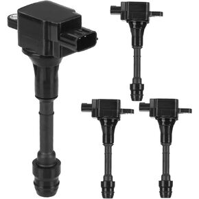 Ignition Coil Pack for Nissan 2002 2003 2004 2005 2006 Altima, 2002-2008 Sentra X-Trail, 2010 2011 2012 2013 X-Trail 2.5L L4 UF350 5C1395 C1398-4 Set