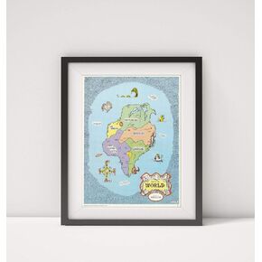 1969 Map of | Humbead's Revised Map of The World : with List of Population | Humbead's Revised Map