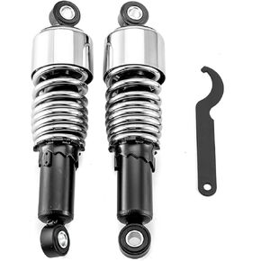 WSays Rear Shocks Lowering Kit 10.5 Inch Preload Adjustable Compatible with Harley Sportster 883&1200 1988-2003 & 2004-2022 Gloss Black