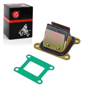 Intake Valve Reed & Gasket Compatible with Kawasaki KX60 1983-2003 KX65 2000-2021 12021-1015