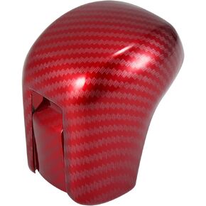 A ABSOPRO Gear Shift Knob Cover Automatic Transmission Lever Trim for Honda Civic 10th Gen 2016 2017 2018 2019 2020 2021 ABS Carbon Fiber Pattern Black