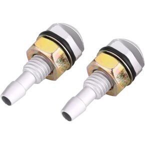 Windshield Sprayer, 2pcs Universal Aluminum Alloy Car Auto Front Windshield Washer Nozzle Windscreen Clean Tool (Silver)