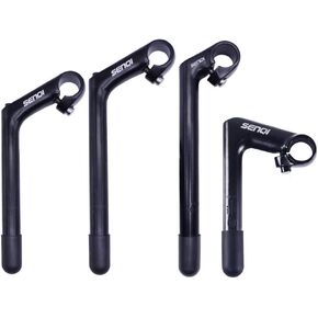 SENQI 22.2×25.4mm Electroplating Gooseneck Stem Aluminum Alloy Stems with Teeth BSB040