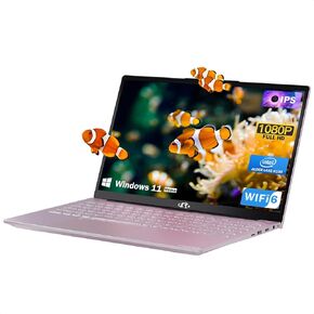 Nimo 15.6 بوصة كمبيوتر محمول، Windows 11، معالج Pentium 4-Core، Intel N100 (Beat I3 1115G4)، 8GB DDR4 512GB SSD، شاشة 1080P، WiFi 6، BT5.2، USB3.0، Type_C، كمبيوتر محمول خفيف الوزن مع كاميرا ويب، المفاتيح العددية in Kuwait