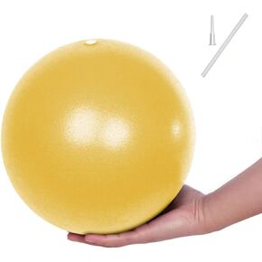 Fsadwnn Exercise Ball Small,Pilates Ball 9 Inch Core Ball,Small Exercise Ball with Pump,Barre Ball,Mini Bender Ball, Pilates, Yoga, Workout, Bender, Core Training and Physical Therapy