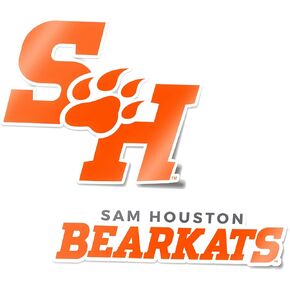 Desert Cactus Sam Houston State University SHSU Bearkats Sticker Vinyl Decal Laptop Water Bottle Car Scrapbook (4 Inch Set V1)