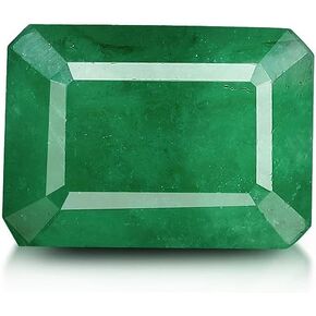 LMDPRAJAPATIS Natural Green Emerald Panna Square Cut Lab - Certified Loose Gemstone