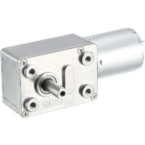 uxcell DC 6V 30RPM Worm Gear Motor 6mm Female Shaft High Torque Turbine Reducer