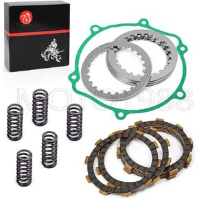 Clutch Kit & Heavy Duty Springs and Cover Gasket Compatible with Yamaha YZ 85 YZ85 2002-2021 YZ80 1995-2001 YZ65 2018-2023