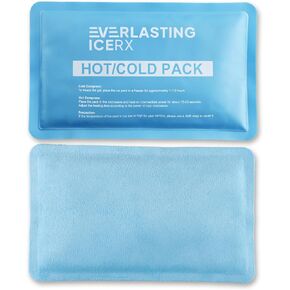 Reusable Hot and Cold Gel Soft Ice Packs (2 Pack) Large Gel Ice Pack Therapy Solution for Injuries, Cold Packs for Pain Relief | Ice Packs for Injuries Reusable | 10 in Long 5.5 in Wide