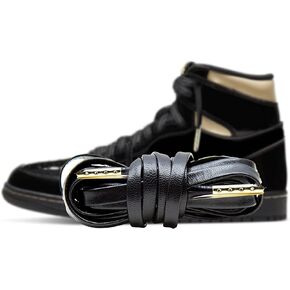 | Compatible with Jordan Models 1-8 Laces | Leather Shoe laces Replacement for all Sneakers with Flat Laces