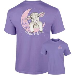 Southernology Love You to The Moon & Back - Sheep - Adult T-Shirt
