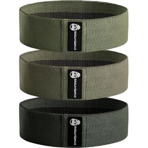Hip Bands for Booty Workouts | Non Slip Fabric Band Set with 3 Levels - Resistance Bands for Legs & Hip - for Men & Women