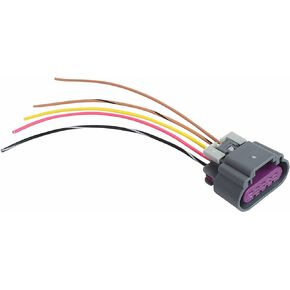 ICT Billet Wire Pigtail Connector LS Gen 4 MAF Mass Air Flow Intake Air IAT Sensor Truck Cartridge Card Style Wiring Compatible with GM RPO codes 5.3 6.2 L98 L9H L96 LC8 LC9 WPMAF41