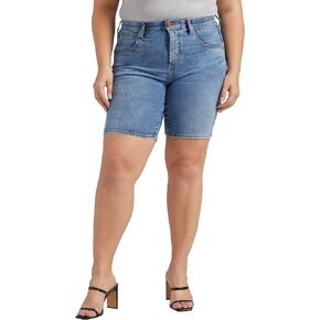 JAG Women's Plus Size Cecilia Mid Rise 8-inch Short
