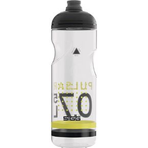 SIGG - Soft Bike Water Bottle - Pulsar Transparent White - Squeezable - Dishwasher Safe - Lightweight - Leakproof - BPA Free - White 25 Oz