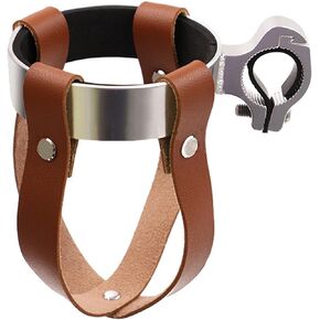 Vintage Leather Bike Handlebar Beverage Holder, Cruiser Bike Coffee Drink Cup Holder Mountain Road Bicycle Water Bottle Cup Holder