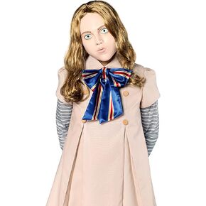 Rubie's Women's M3gan Plastic Half-Mask with Hair, As Shown, One Size