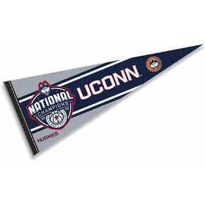 University of Connecticut UCONN Basketball National Champions Pennant Banner Flag