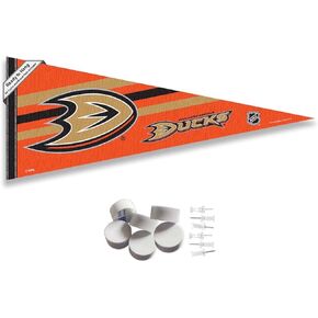 Anaheim Ducks Pennant Flag and Wall Tack Pads Mounts