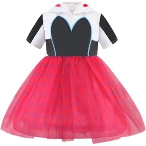 Abbotcy Girl Superhero Costume, Princess Dress and Mask, Toddler Princess Dress up Birthday Party Christmas