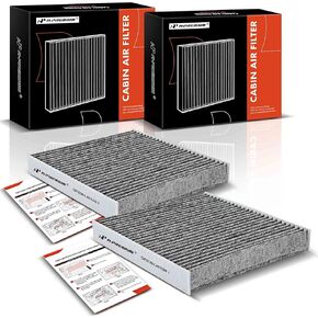 A-Premium 2-PC Cabin Air Filter with Activated Carbon Compatible with Infiniti, Nissan & Mitsubishi Models - Altima, Maxima, Murano, Sentra, FX35, FX45, G35, Lancer, Outlander