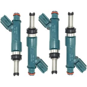 EPSIRMP 23250-37020 4pcs Fuel Injectors Compatible with 2011-2015 Lexus CT200h, 2010-2015 Toyota Prius, 2012-2015 Toyota Prius Plug-In/Prius V 1.8L