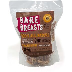 Bare Breast All Natural Chicken Jerky 1lb, Made in USA
