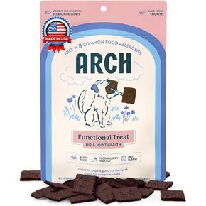 علاجات لقوس الورك والمفاصل للكلاب | لا يسبب الحساسية، صنع في الولايات المتحدة الأمريكية، خالي من الغلوتين، صديق للبيئة | نسبة عالية من البروتين، قيمة طبيعية عالية | تمت الموافقة على المعدة الحساسة | أفضل لكلبك، أفضل للكوكب in Kuwait