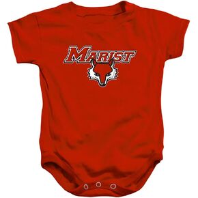 LOGOVISION Marist College Official Stacked Unisex Infant Snap Suit for Baby