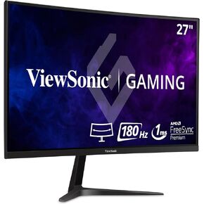 ViewSonic OMNI VX2718-PC-MHD 27 Inch Curved 1080p 1ms 165Hz Gaming Monitor with FreeSync Premium, Eye Care, HDMI and Display Port