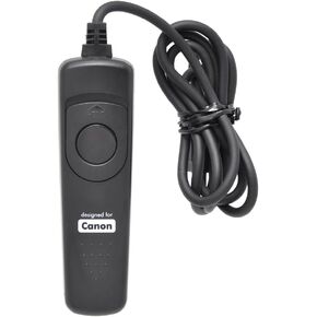 Universal Wired Remote Shutter Release for Canon D Series Cameras | Compatible with EOS Rebel, 5D, 6D, 7D Series | Easy-to-Use Camera Shutter Remote Control Cable for Canon DSLR Photography