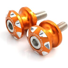 crazy sport 10MM Swingarm Spools Sliders Stand Universal M10 Screws Compatible with 690 SMC SMCR Supermoto Enduro DK. 790 ADVENTURE 990 1050 1090 1290 NINJA 250R ZX-6R 12R 14R Z250 (Black)