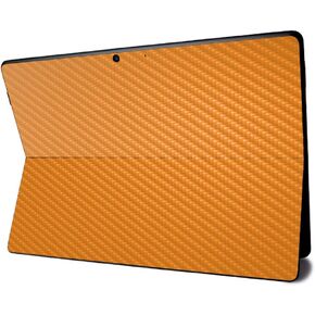 MightySkins Carbon Fiber Skin for Microsoft Surface Pro X - Solid Baby Blue | Textured Carbon Fiber Finish | Easy to Apply, Remove, and Change Styles | Made in The USA (CF-MISURPRX-Solid Baby Blue)