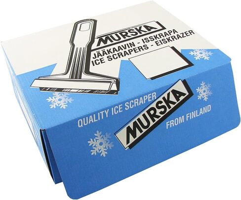 Ice Scraper for Car Ice Scraper Brass Blade Ice Scrapers for Car Windshield Frost Wipe Scraper Snow Scraper for Car Original Murska from Europe Winter Goods (L&P A054 Black Red) in Saudi Arabia