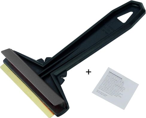 Ice Scraper for Car Ice Scraper Brass Blade Ice Scrapers for Car Windshield Frost Wipe Scraper Snow Scraper for Car Original Murska from Europe Winter Goods (L&P A054 Black Red) in Saudi Arabia