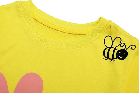 Qtake Fashion Girls Pajamas Toddler Pjs Set 100% Cotton Kids Sleepwear 2 Piece Child Clothes Size 2-12 Years in Saudi Arabia