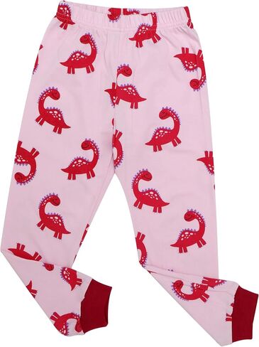 Qtake Fashion Girls Pajamas Toddler Pjs Set 100% Cotton Kids Sleepwear 2 Piece Child Clothes Size 2-12 Years in Saudi Arabia