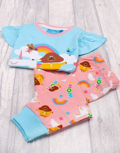 تي شيرت Hey Duggee CBeebies Pajamas للفتيات مع قيعان طويلة أو قصيرة PJS in Saudi Arabia