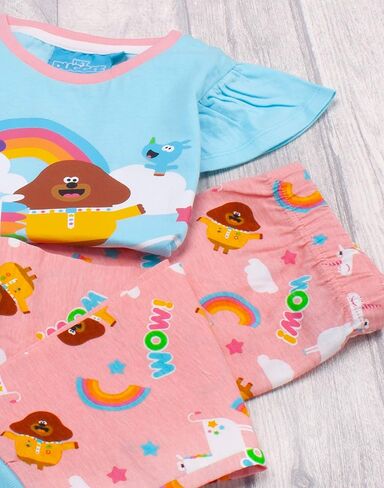 تي شيرت Hey Duggee CBeebies Pajamas للفتيات مع قيعان طويلة أو قصيرة PJS in Saudi Arabia
