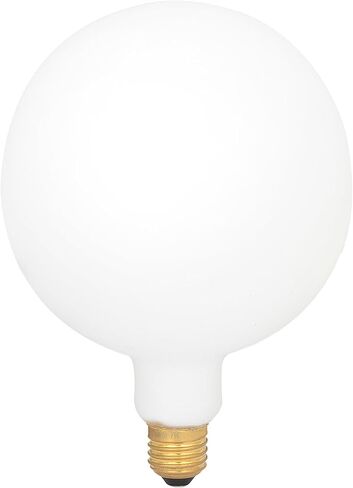 Liii&ARTMAN LED لمبة كبيرة كروية كبيرة 5.9 بوصة G47/ G150 7W E26 خافتة للتدفئة خالية من النقر مات أوبال بورسلين أبيض 2000-2800K CRI95 600LM (عبوة واحدة) in Saudi Arabia