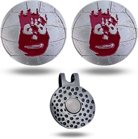 إكسسوار علامة كرة الجولف المعدنية المغناطيسية الفريدة من نوعها من ويلسون مع مشبك قبعة للرجال والنساء in Kuwait