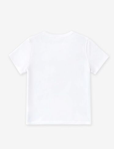 PATPAT Boys Graphic Short Sleeve T Shirts Crewneck Dinosaur Cartoon Tops White 4-10Years in Saudi Arabia