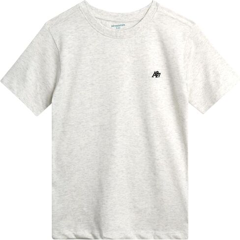 تي شيرت للأولاد من AEROPOSTALE - قميص قطني أساسي للأطفال بأكمام قصيرة - تي شيرت كلاسيكي برسومات بياقة دائرية للأولاد (4-16) in Kuwait