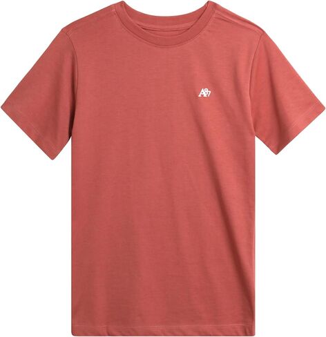 تي شيرت للأولاد من AEROPOSTALE - قميص قطني أساسي للأطفال بأكمام قصيرة - تي شيرت كلاسيكي برسومات بياقة دائرية للأولاد (4-16) in Kuwait